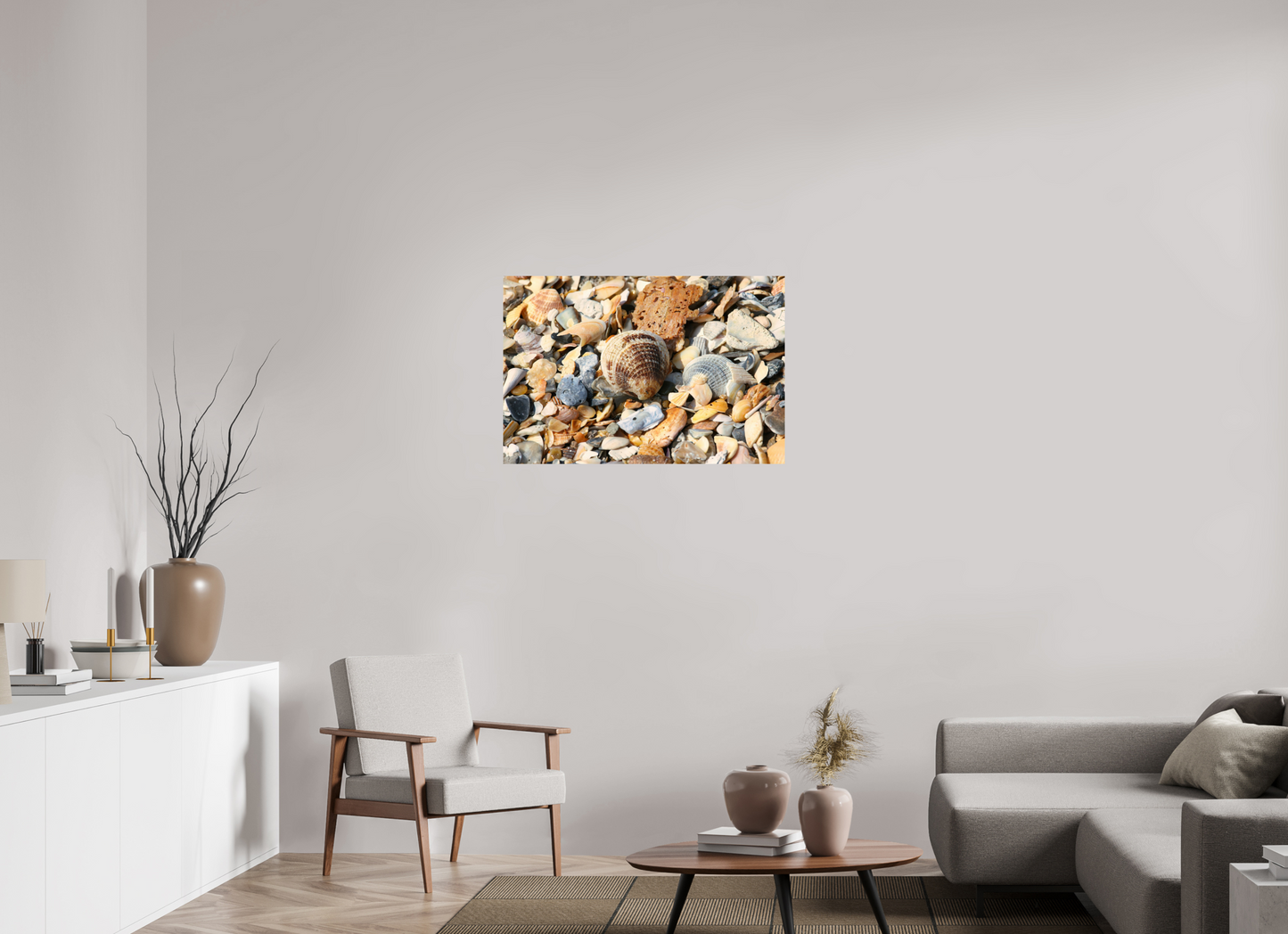 SEASHELLS ON PHOTO PRINT ON FUJI CRYSTAL DP II