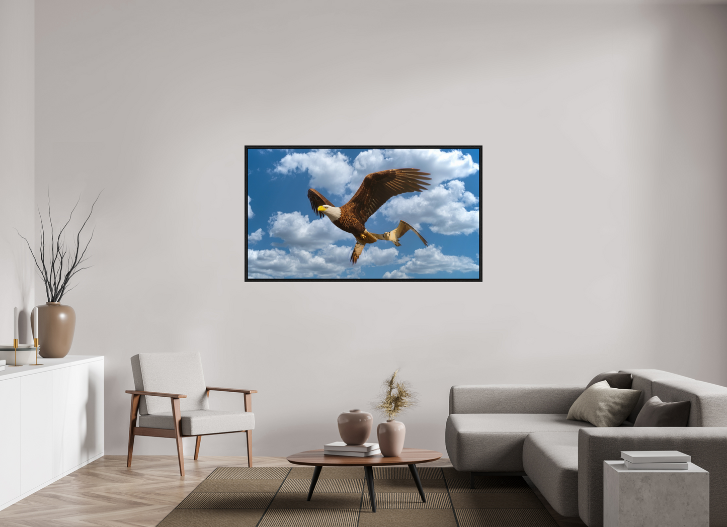 64 x 36″, Floater Frame HOT PURSUIT