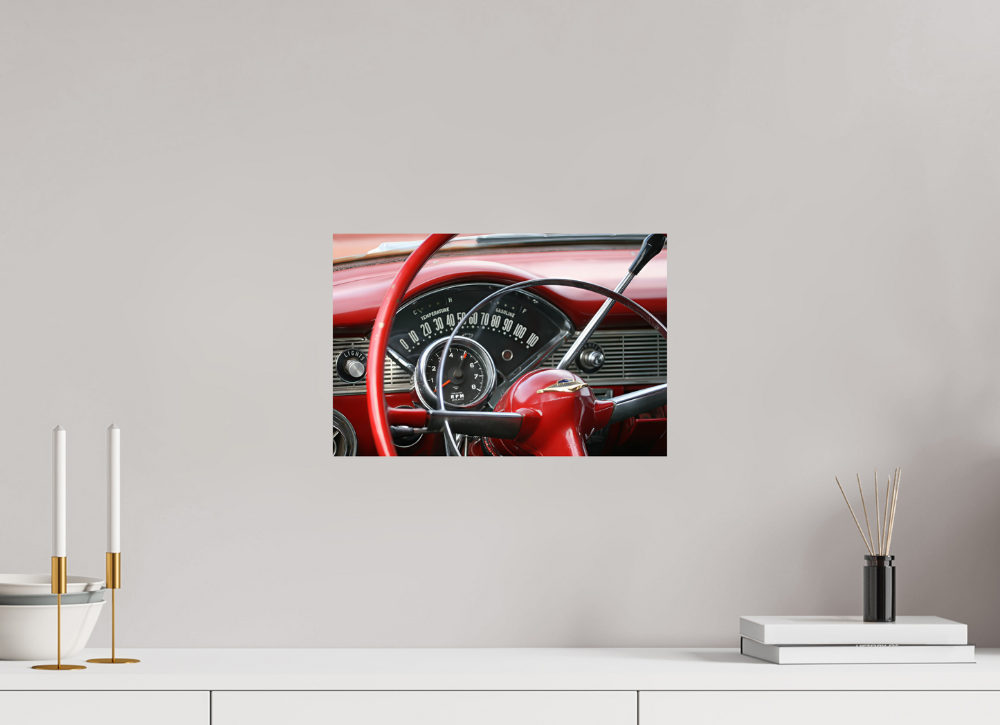 56 CHEVY ON PHOTO PRINT ON FUJI CRYSTAL DP II