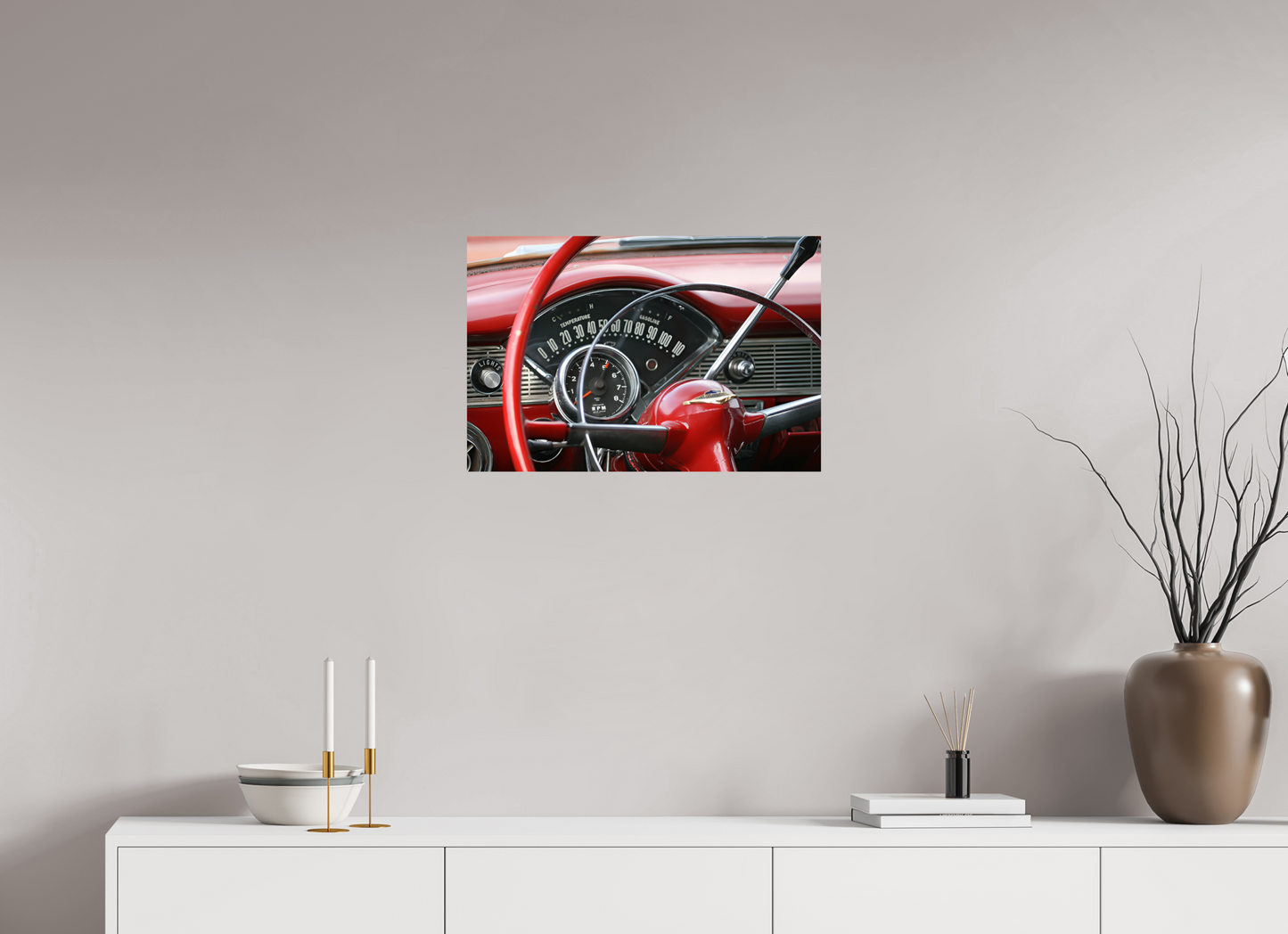 56 CHEVY ON PHOTO PRINT ON FUJI CRYSTAL DP II