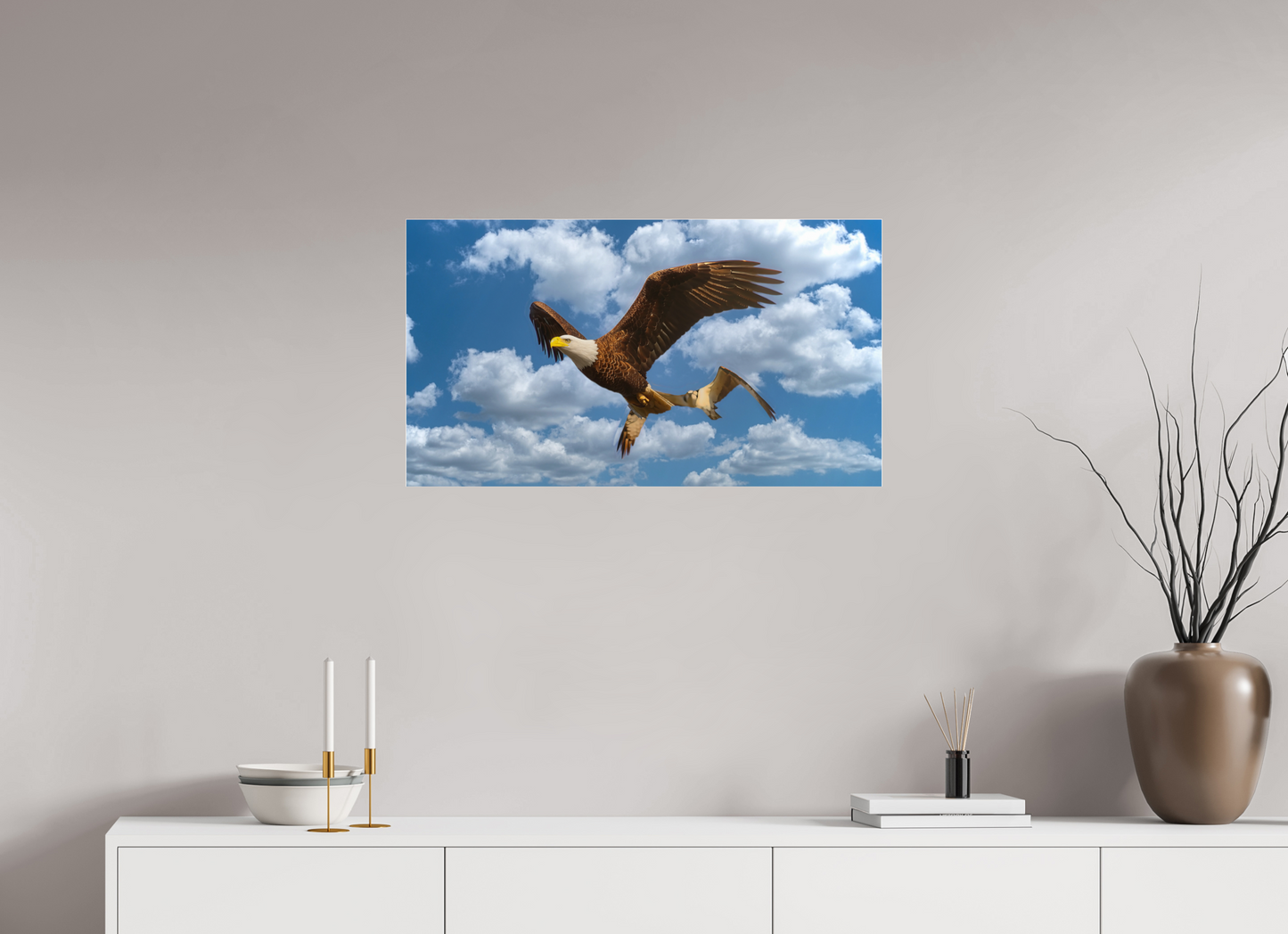 32 x 18″, ACRYLIC GLASS HOT PURSUIT